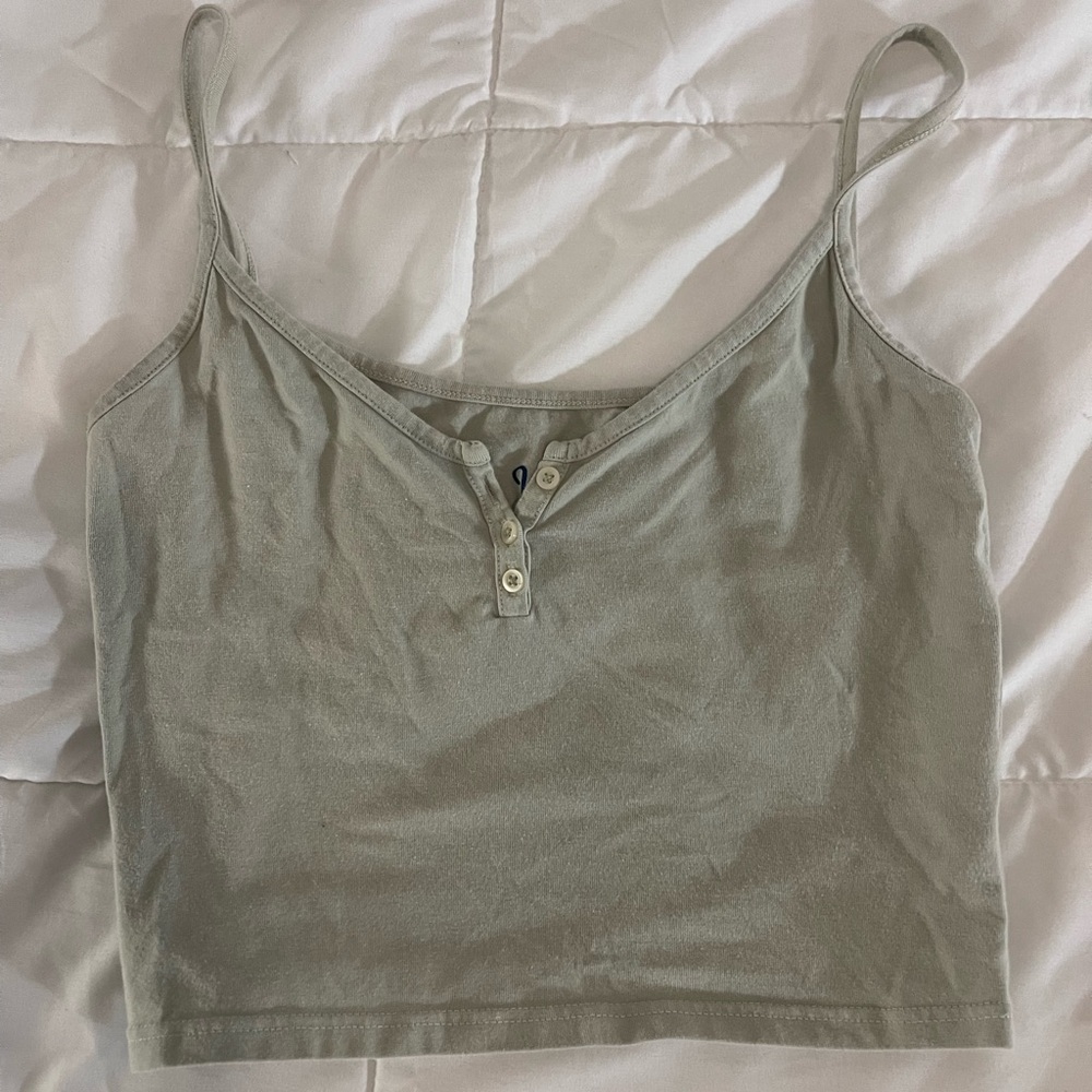 Pacsun crop top small sage Brandy